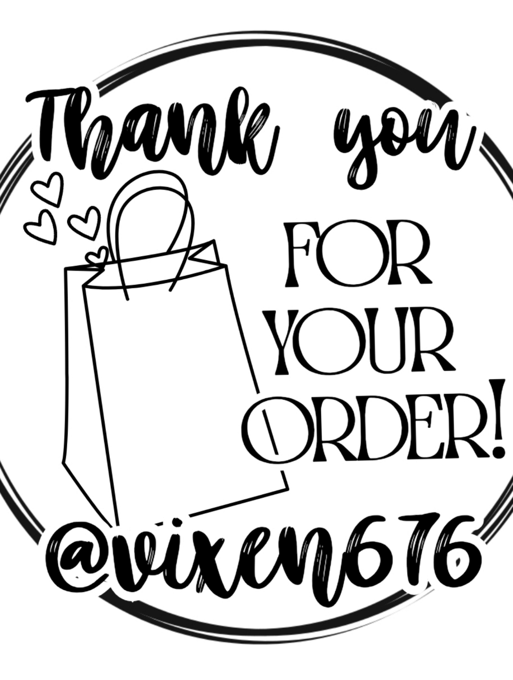 50 CUSTOM THANK YOU STICKERS YELLOW GREEN OMBRE LARGE TWO INCH ROUND - Picture 5 of 5